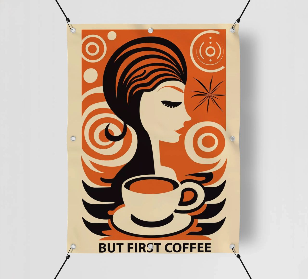 Ma prima un caffè telo in pvc da Autofocus