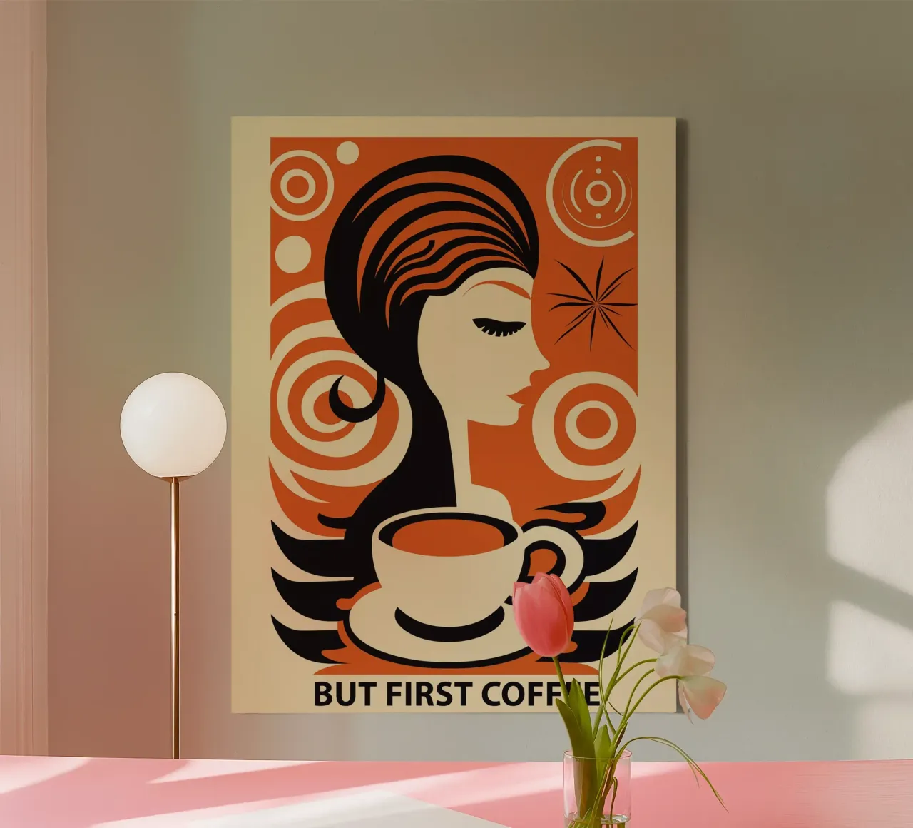 Ma prima un caffè tela con Cornice a cassetta da Autofocus