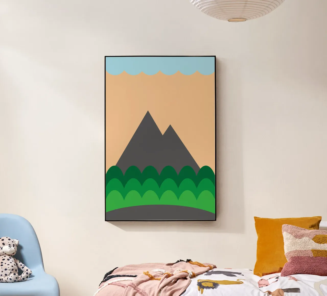 montagne et forêt plexiglas de boeboe