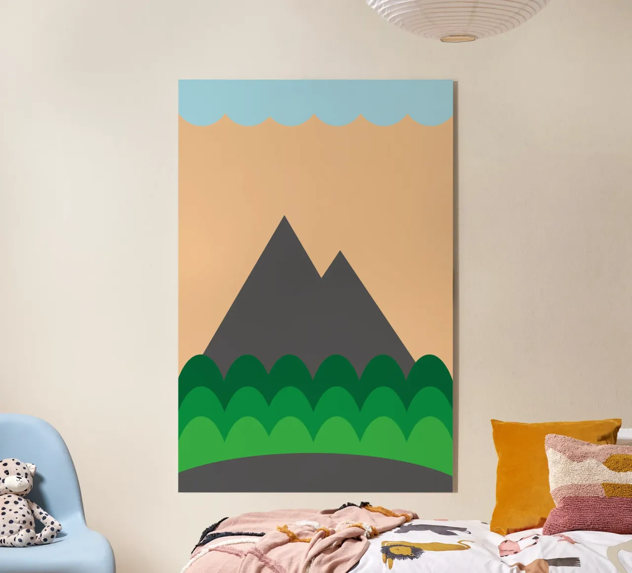 montagne et forêt plexiglas de boeboe