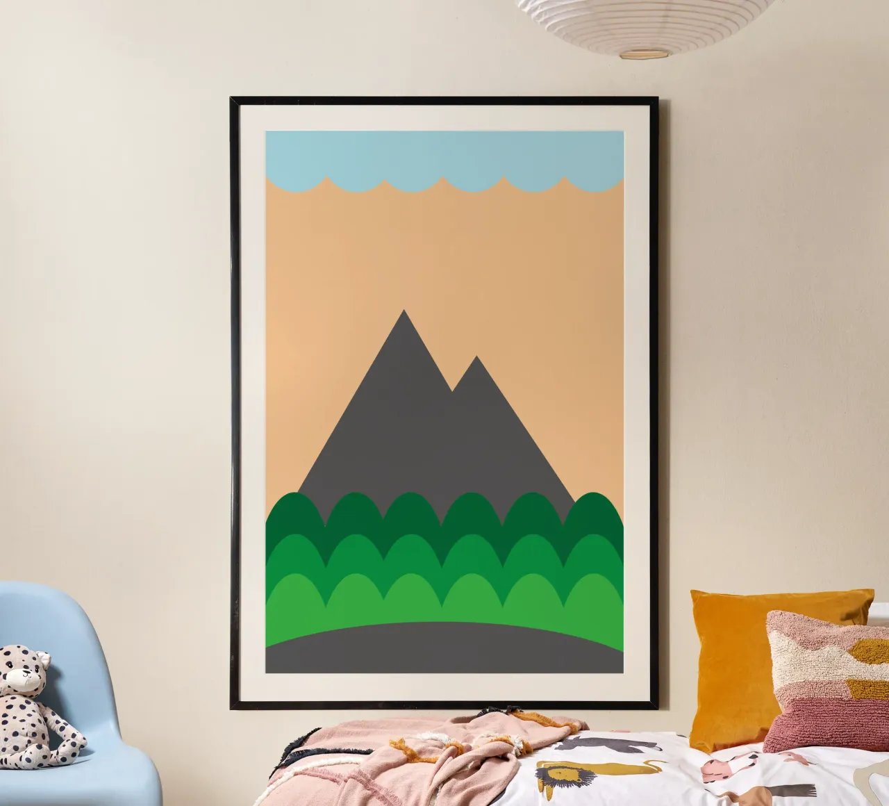 montagna e foresta poster da boeboe