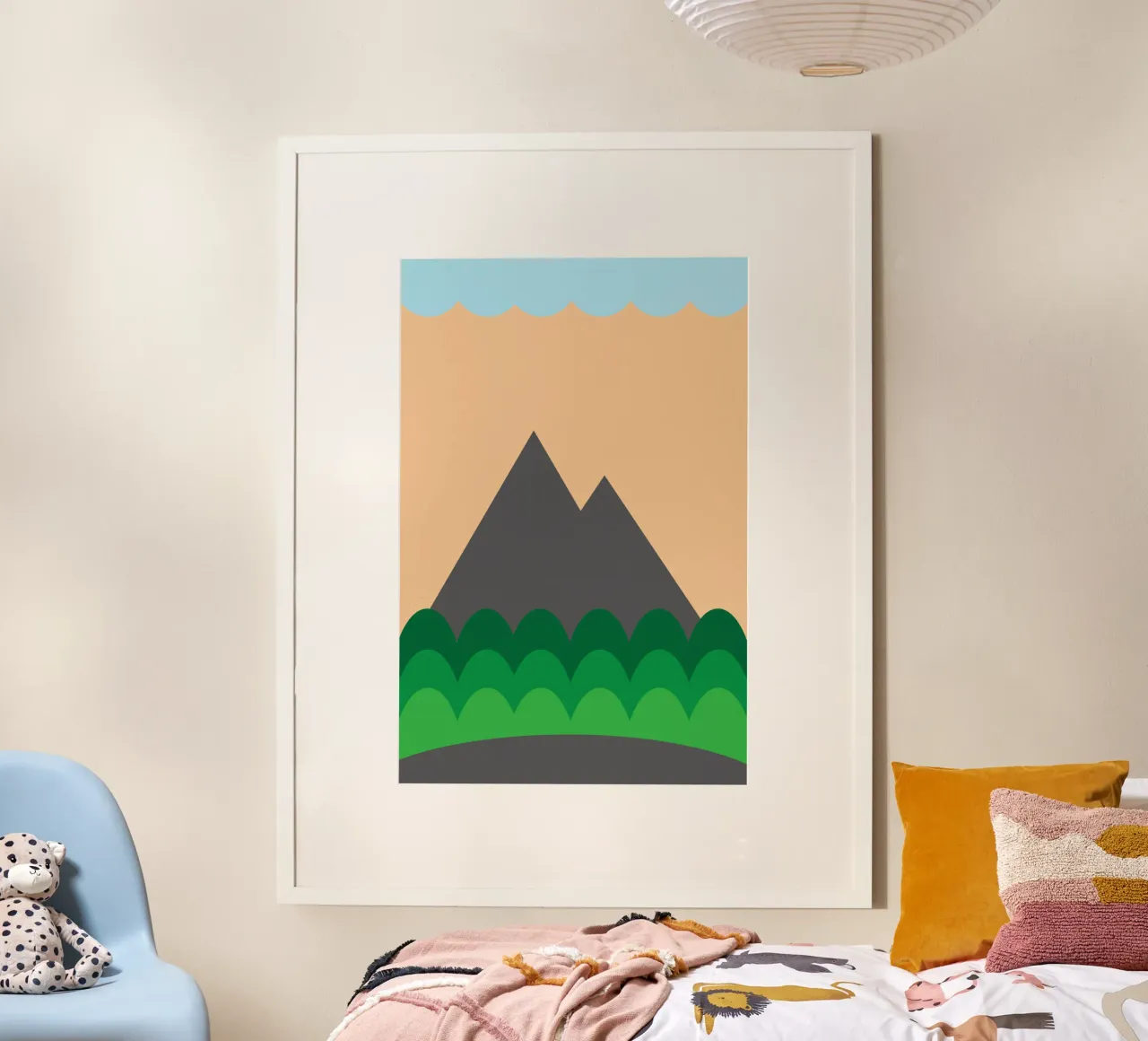 montagna e foresta poster da boeboe