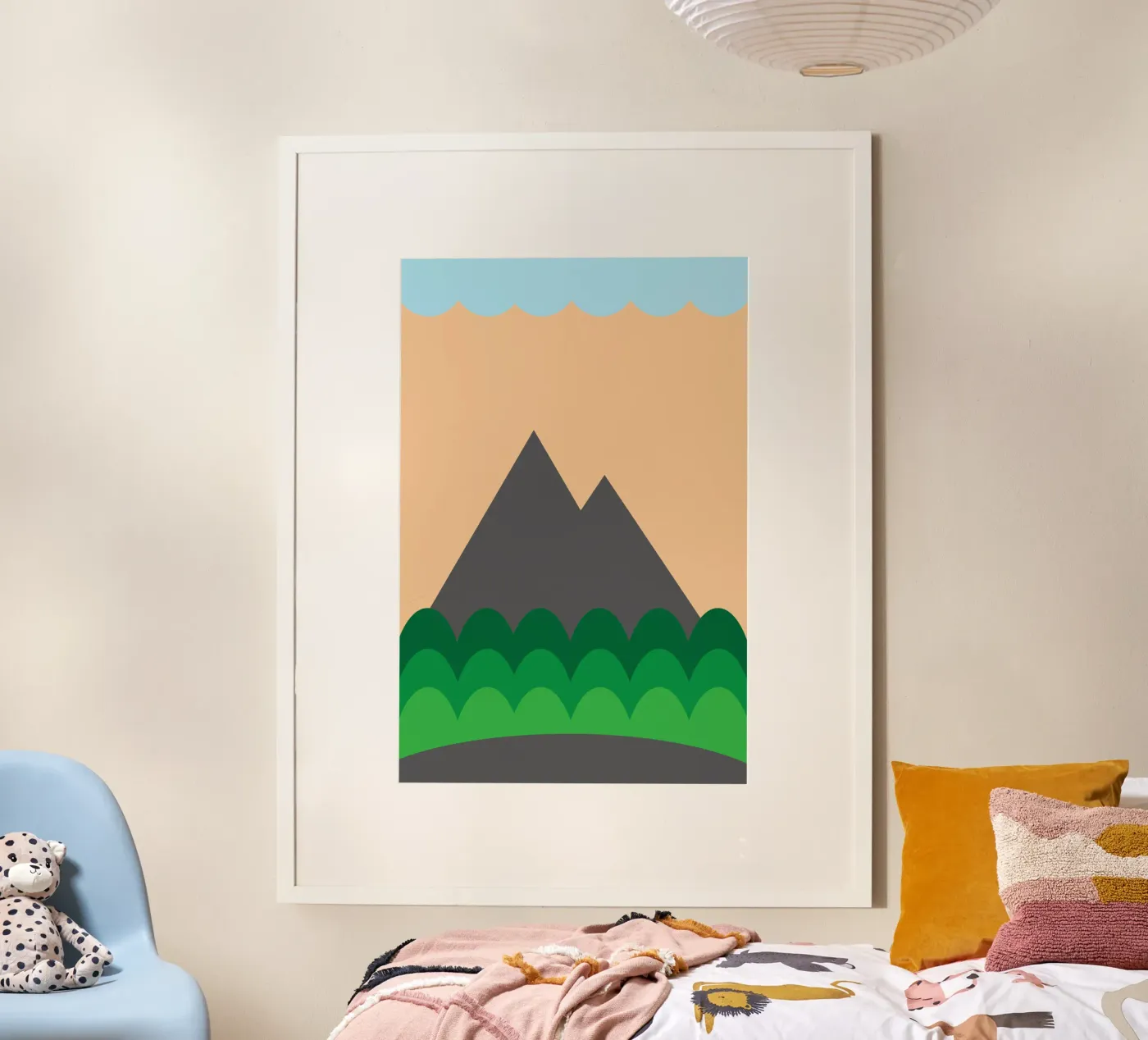 montagna e foresta poster da boeboe
