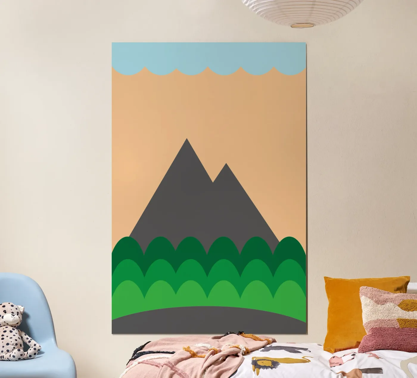 montagna e foresta poster da boeboe