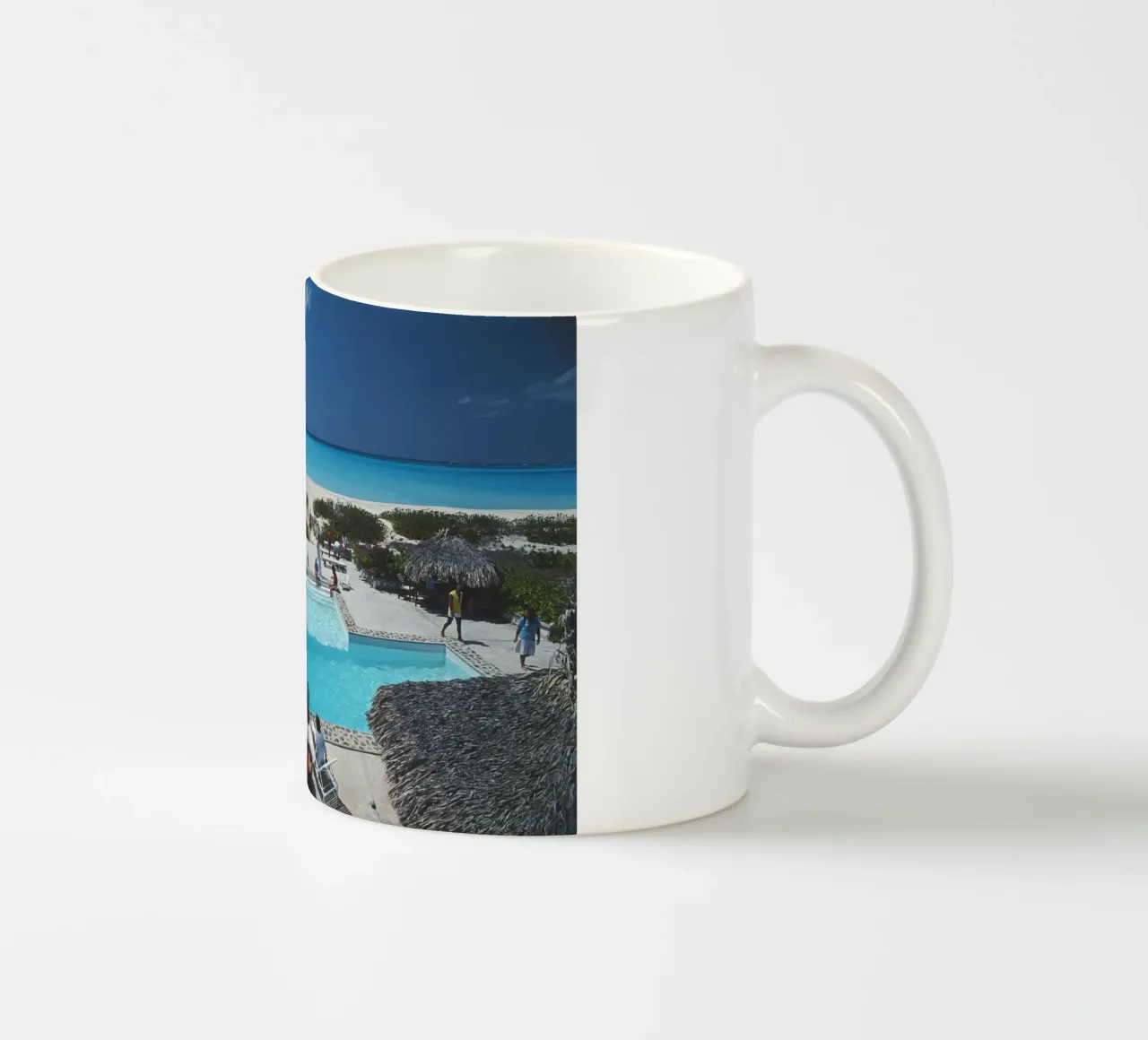 Pool View Beach Slim Aarons Best Picture tazza in ceramica da GEOLOG