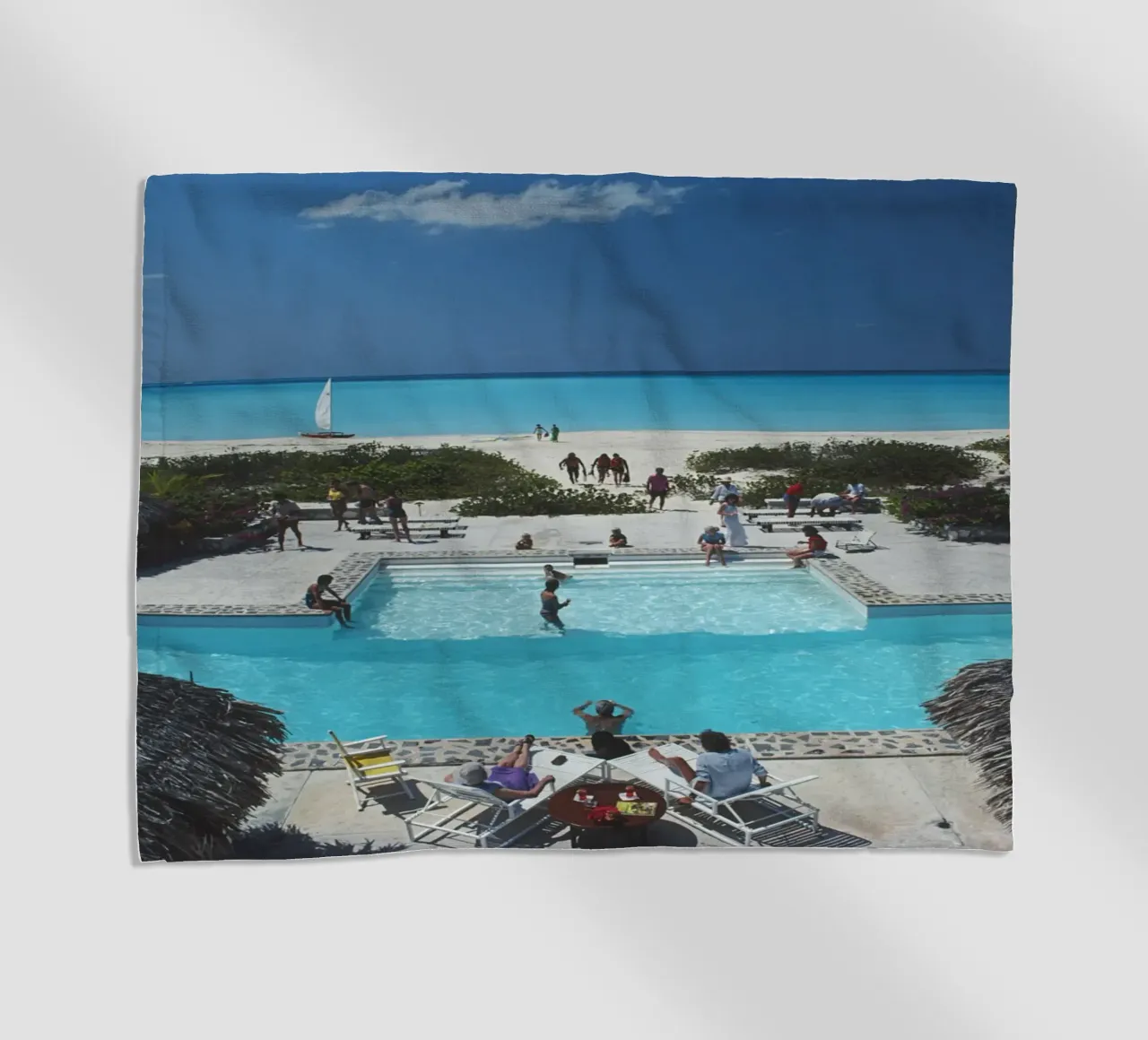 Pool View Beach Slim Aarons Best Picture telo mare da GEOLOG