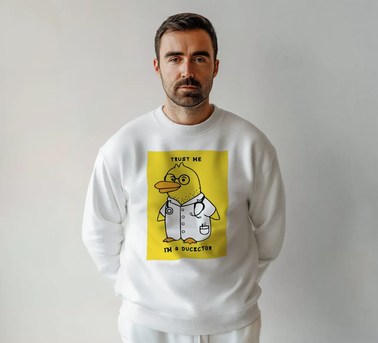 Ilustración de Ducktor sudadera de Tory