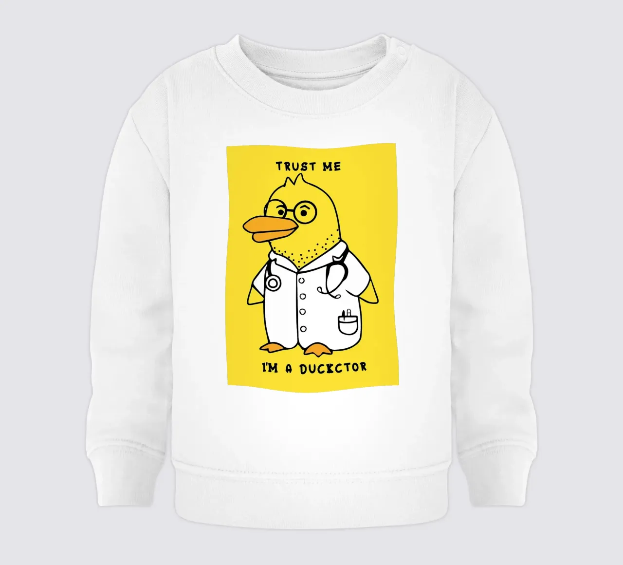 Ilustración de Ducktor sudadera de bebé de Tory