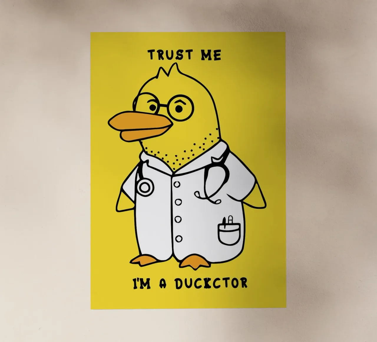 Illustrazione di Ducktor pellicola backlit da Tory