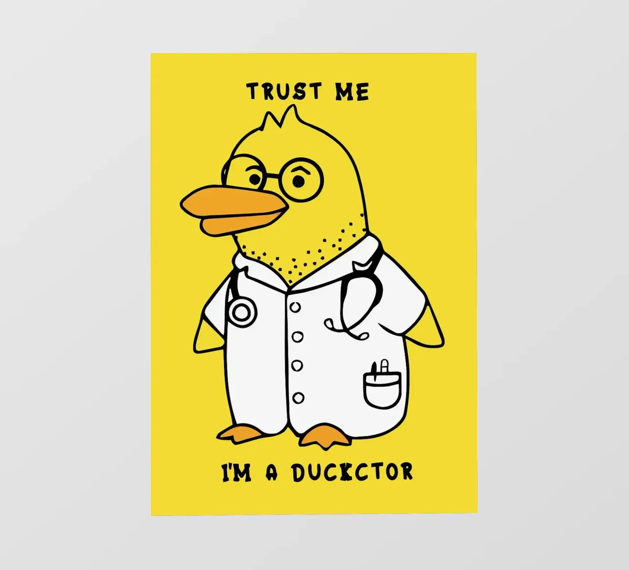Illustrazione di Ducktor pellicola backlit da Tory