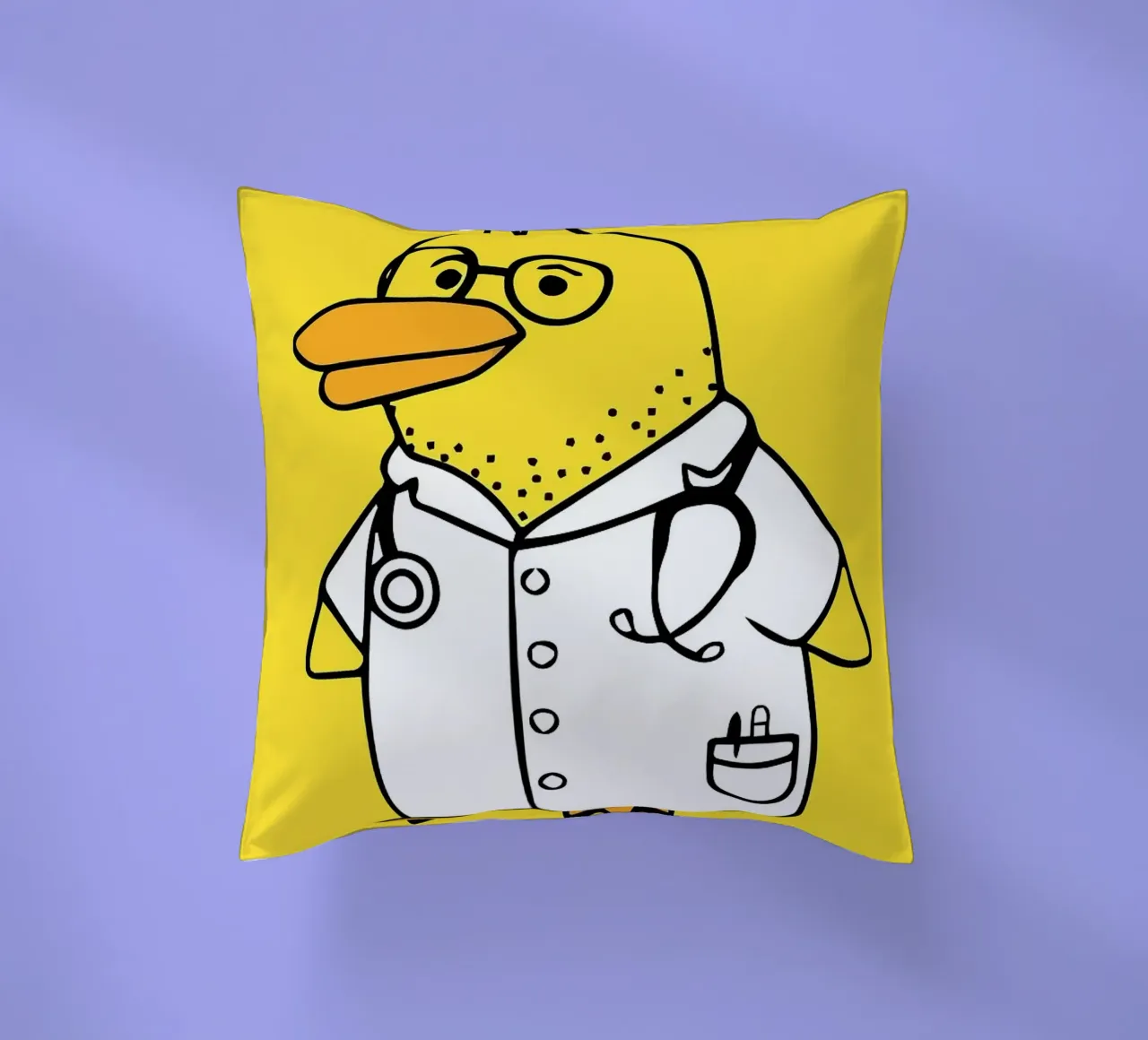 Illustrazione di Ducktor cuscino da Tory
