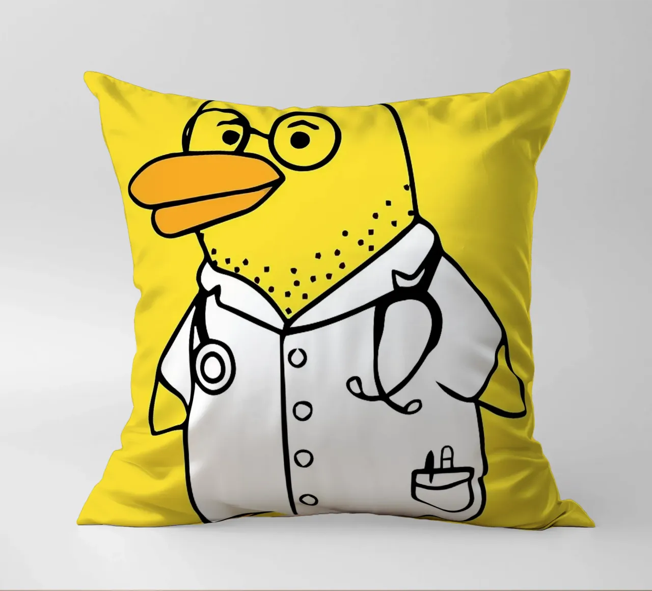 Illustrazione di Ducktor cuscino da Tory