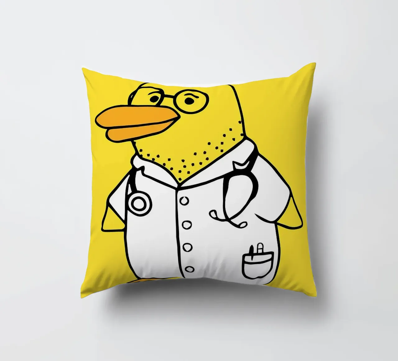 Illustrazione di Ducktor cuscino da Tory