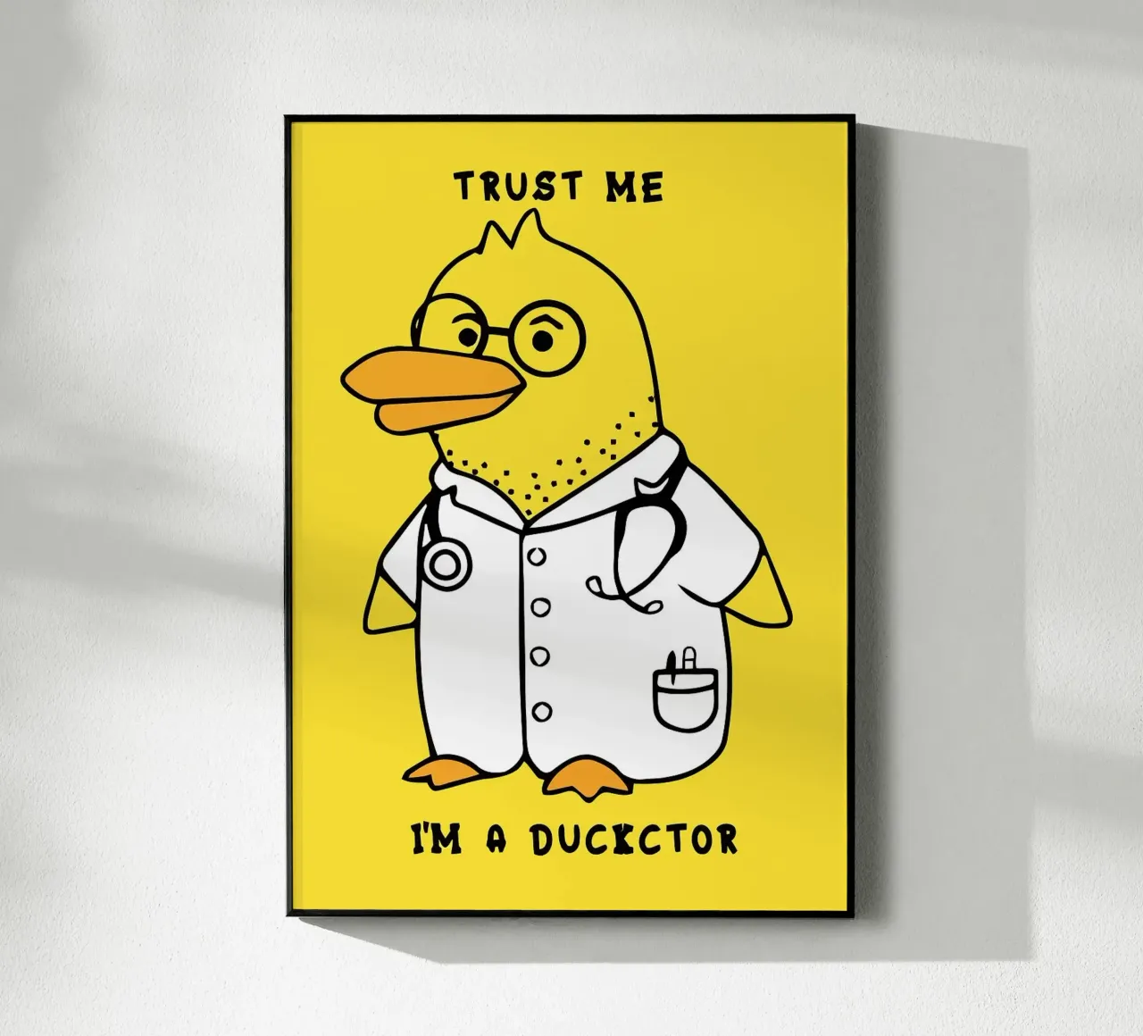 Illustrazione di Ducktor plexiglass da Tory