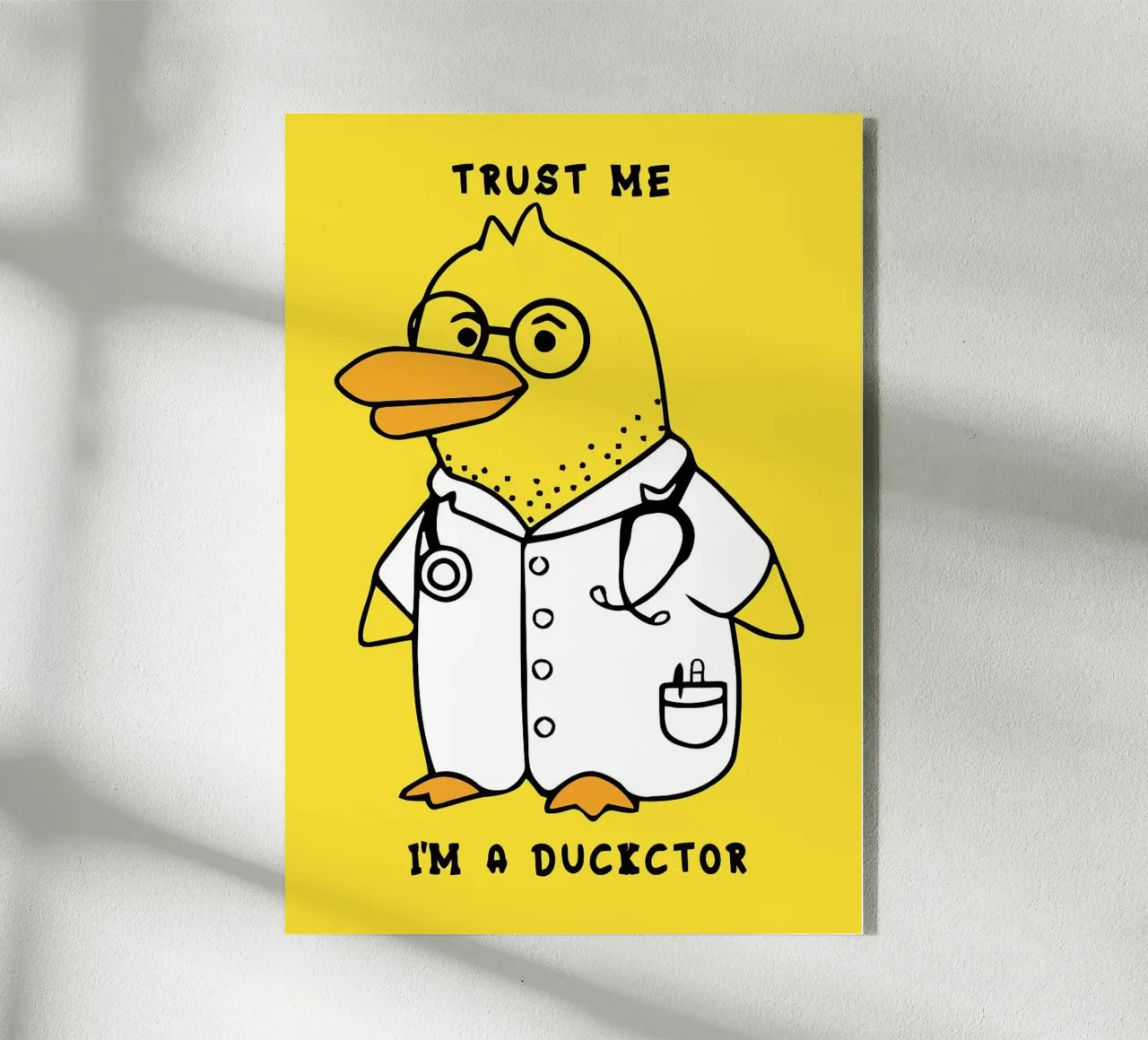 Illustrazione di Ducktor plexiglass da Tory