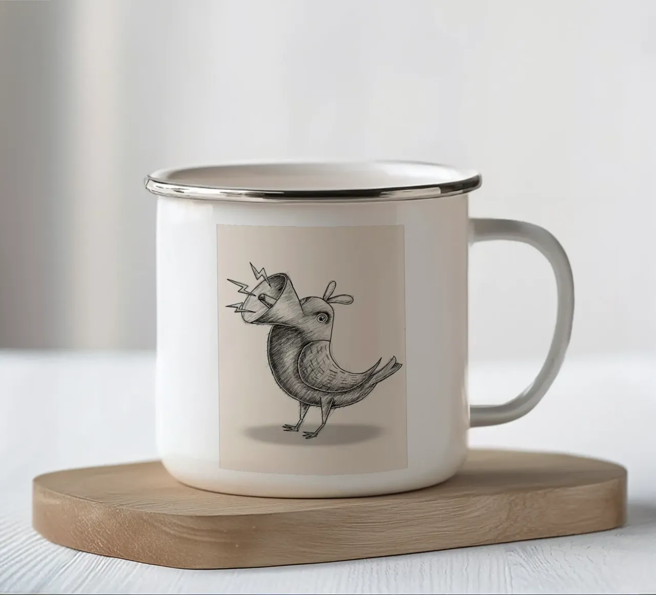 voci bufala tazza in smalto da Tory