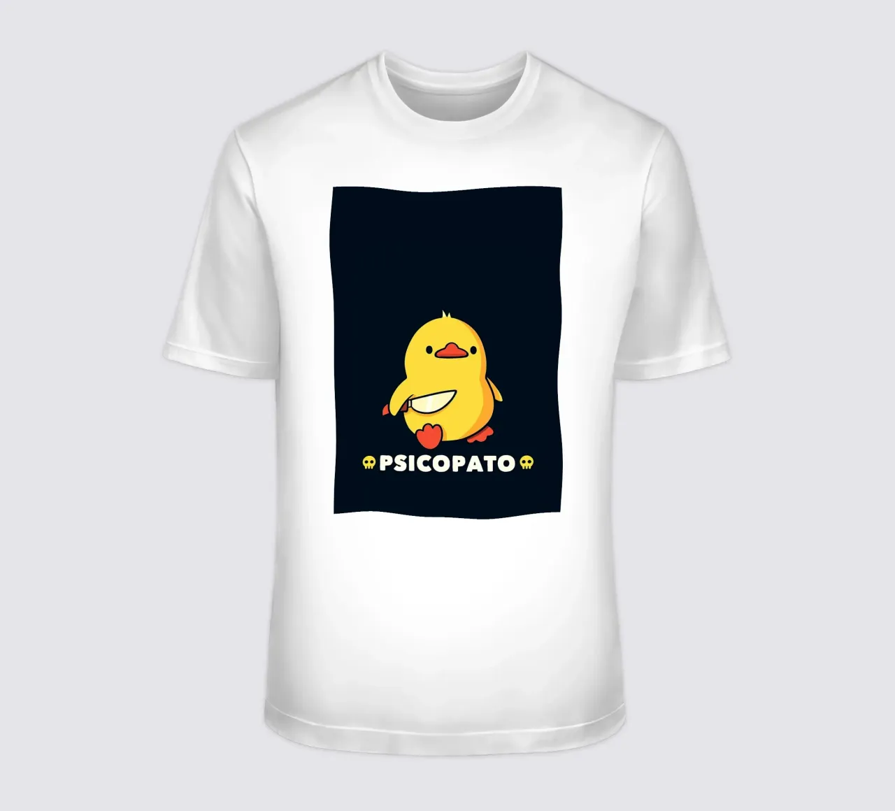Anatra psicopatica con coltello t-shirt da Tory
