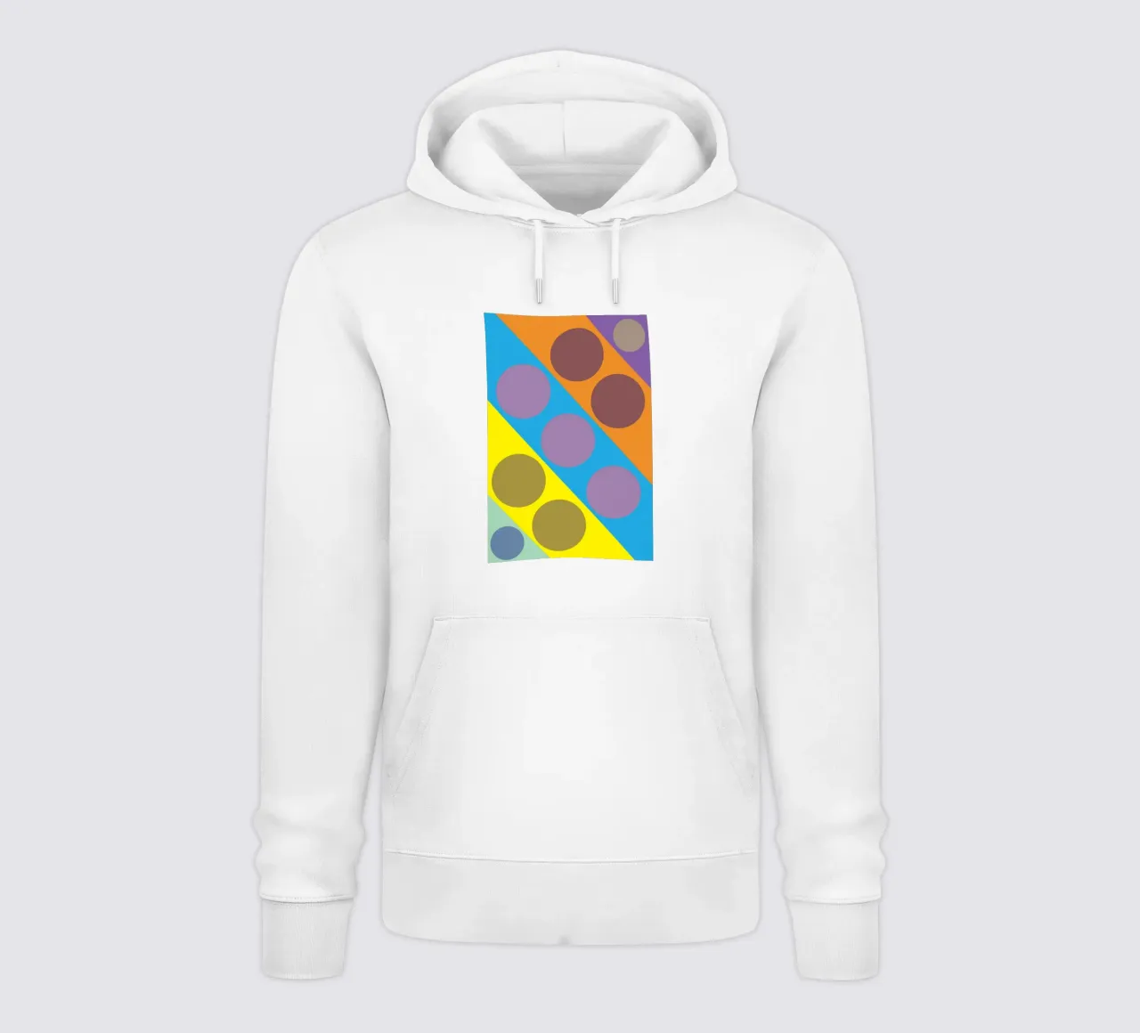 cerchio a zig zag felpa con cappuccio da boeboe