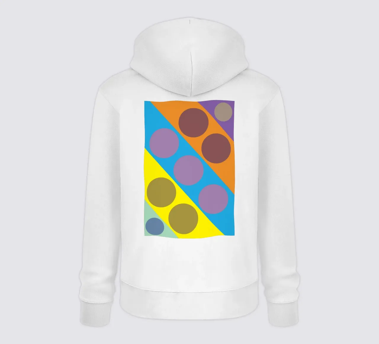 cerchio a zig zag felpa con cappuccio da boeboe