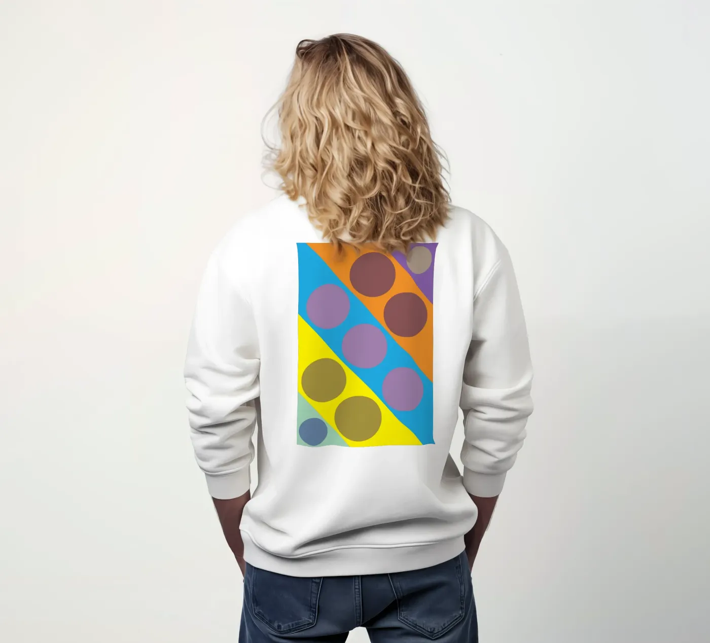 cerchio a zig zag felpa da boeboe