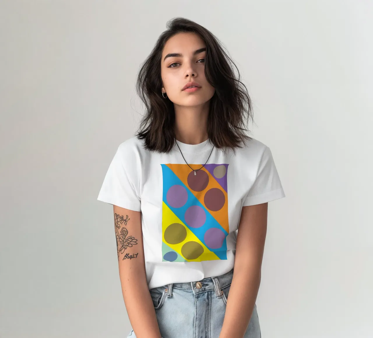 cerchio a zig zag t-shirt da boeboe