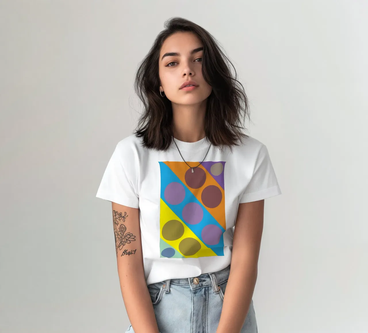 cerchio a zig zag t-shirt da boeboe