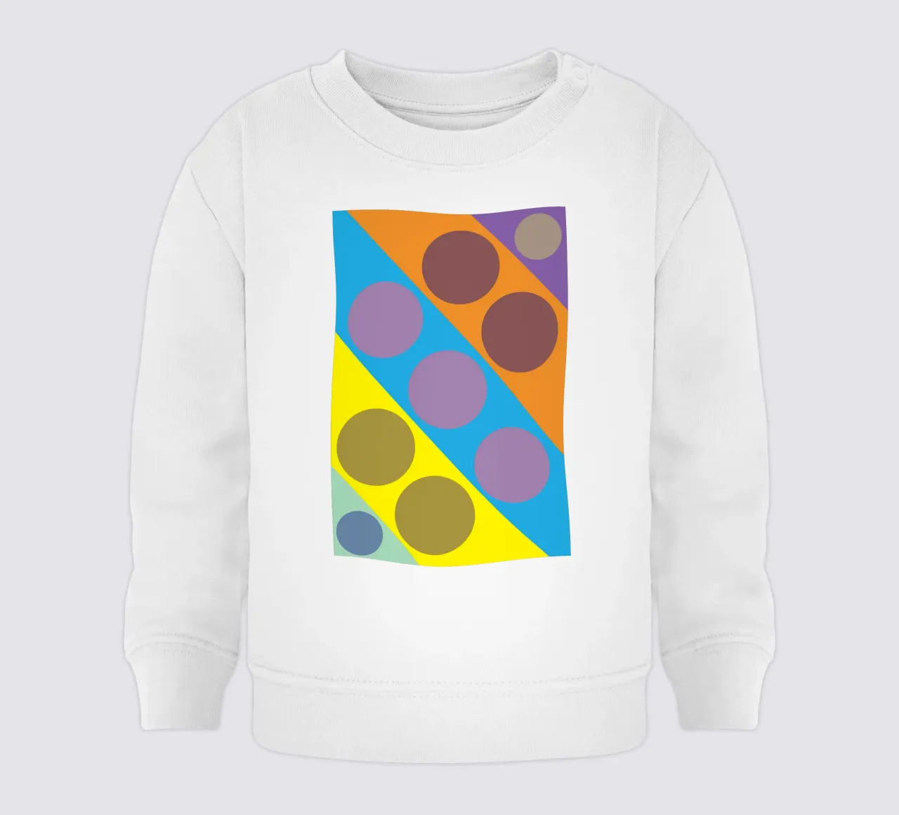 cerchio a zig zag felpa neonato da boeboe