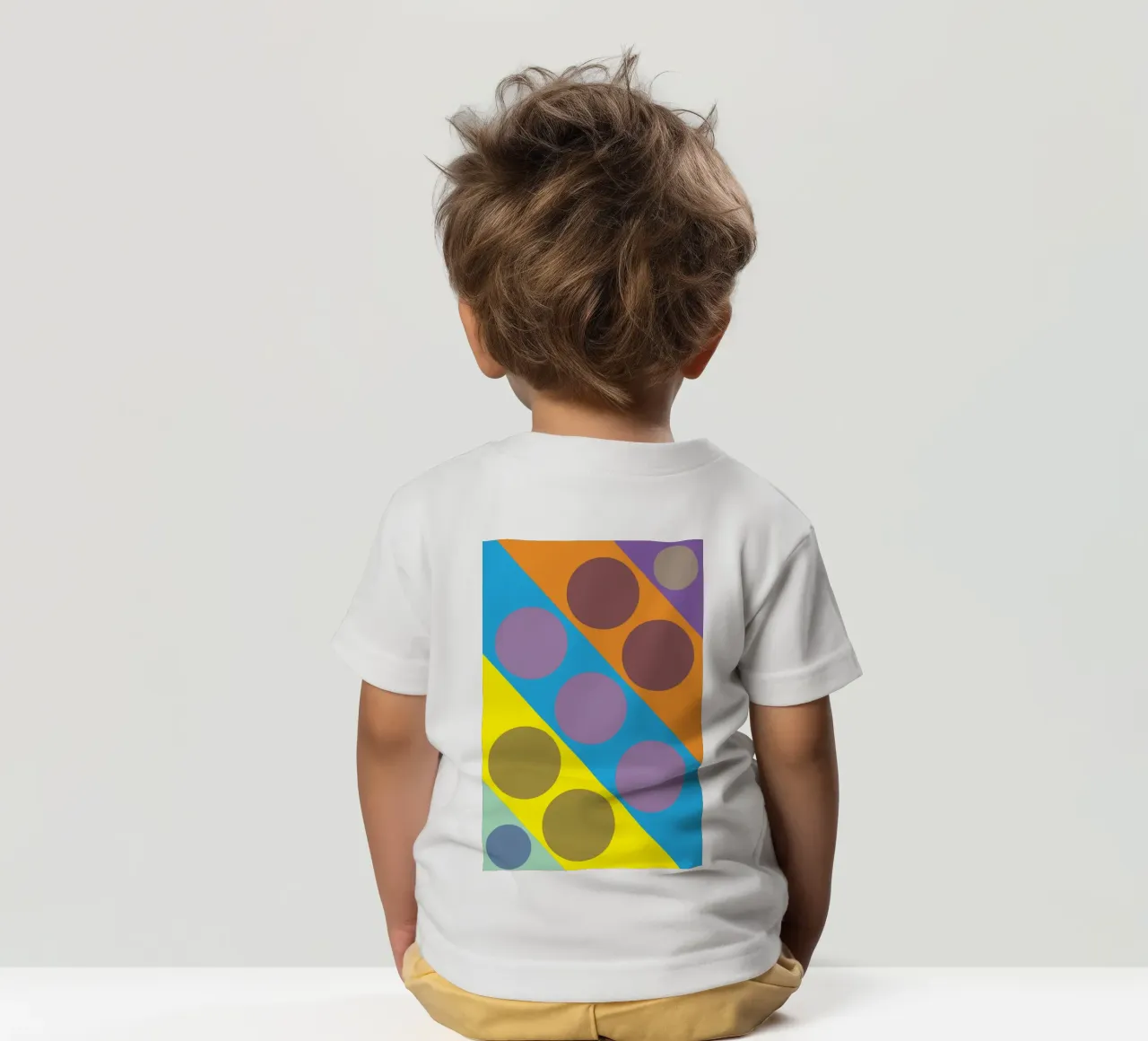 circle zigzag t-shirt bambini da boeboe