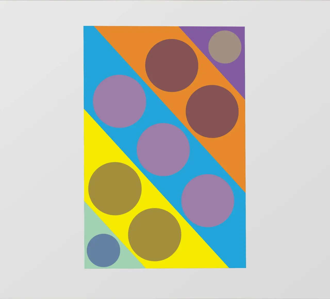 circle zigzag fotobehang van boeboe