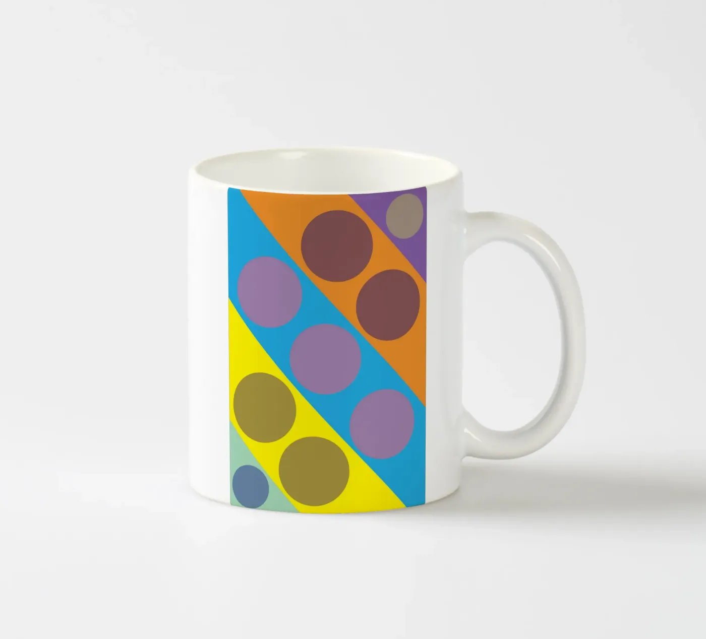 circle zigzag ceramic mug by boeboe