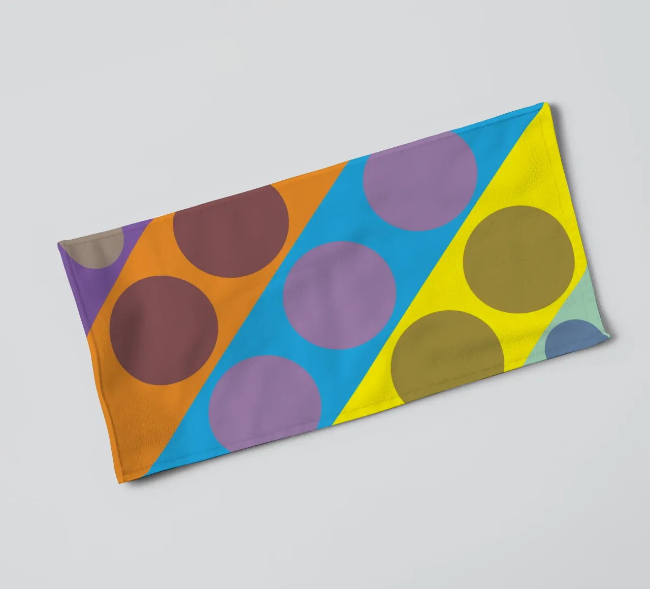 cercle zigzag serviette de bain de boeboe