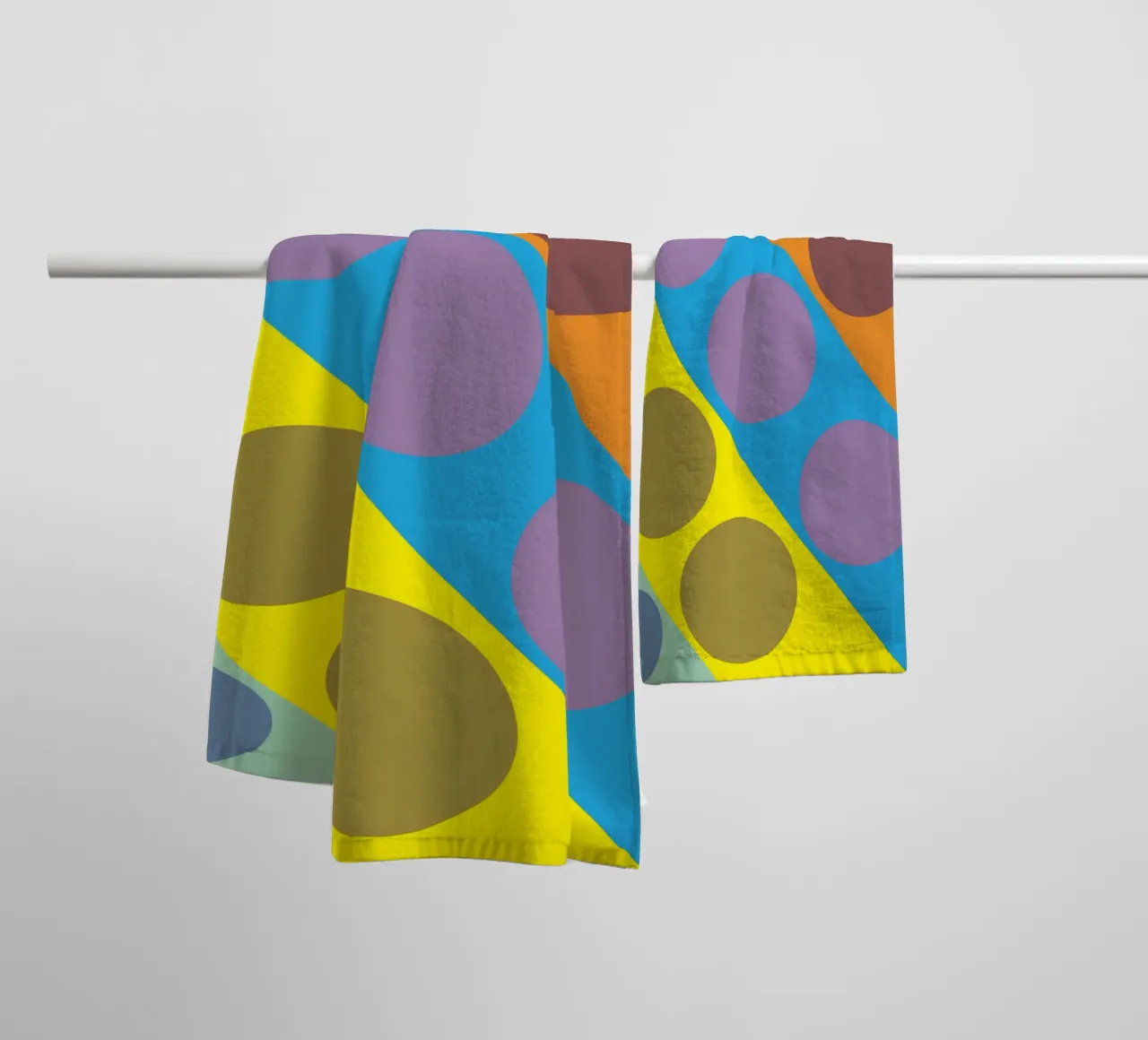 cercle zigzag serviette de bain de boeboe