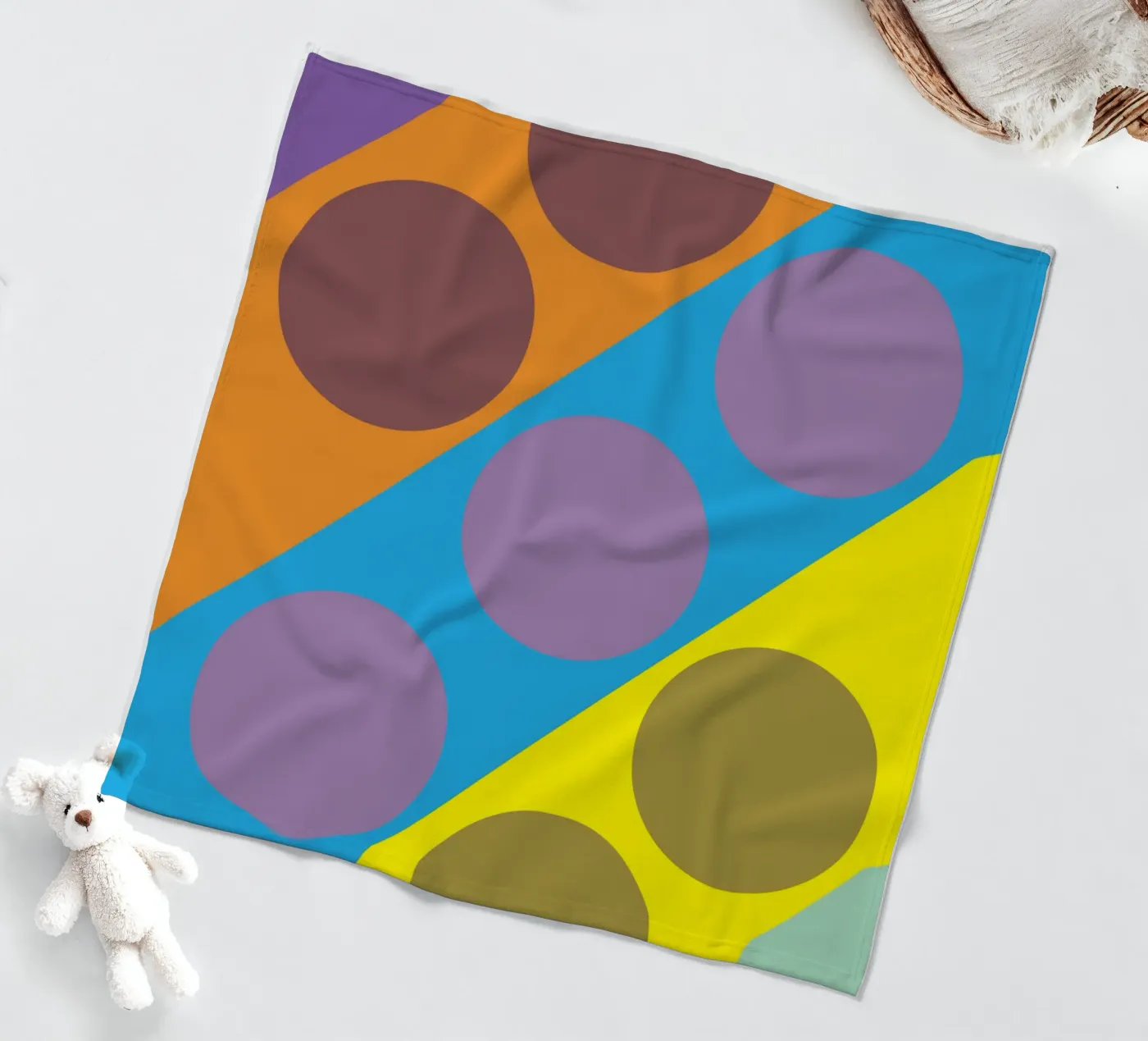 circle zigzag fleecedeken van boeboe