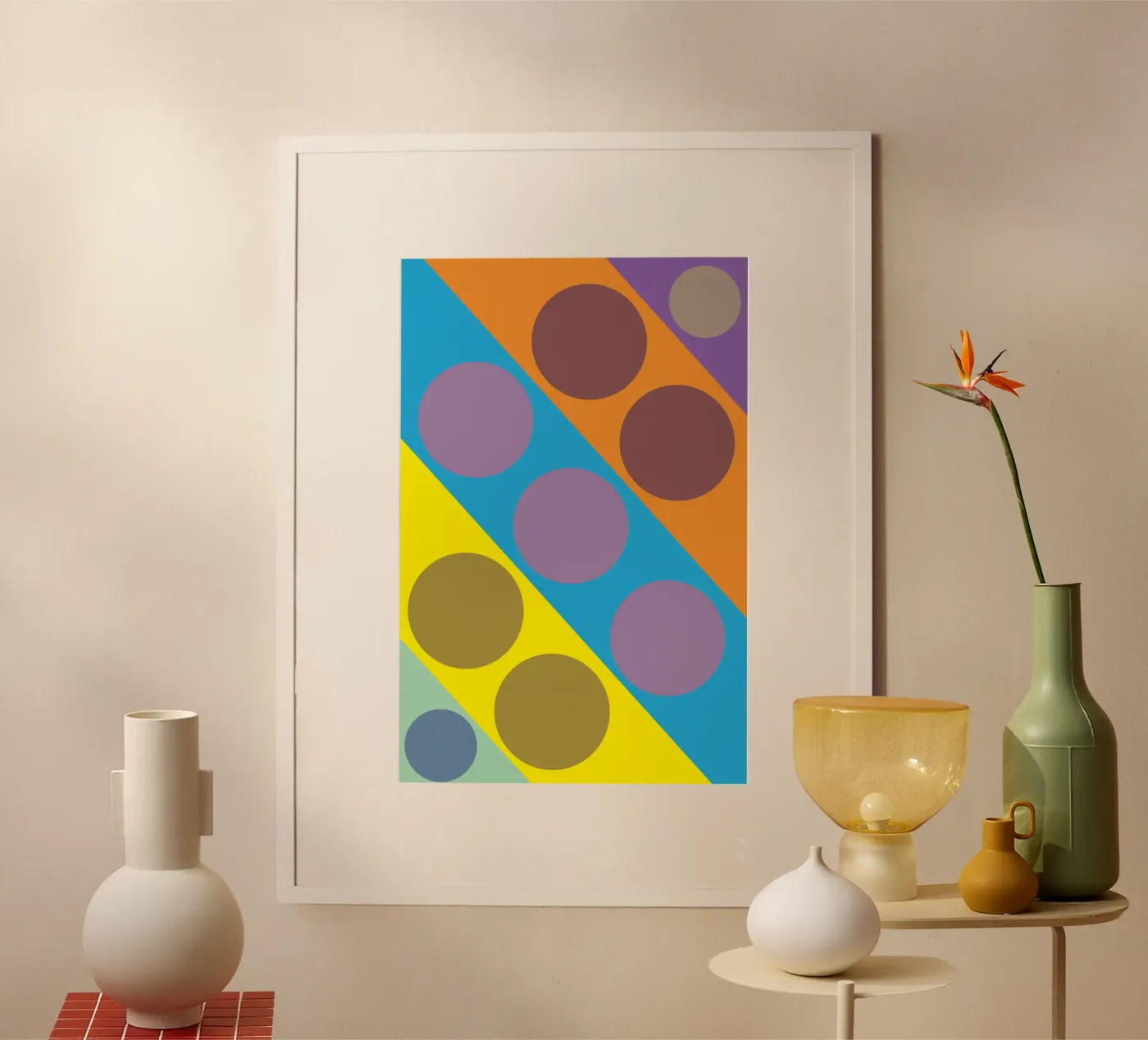 circle zigzag poster by boeboe
