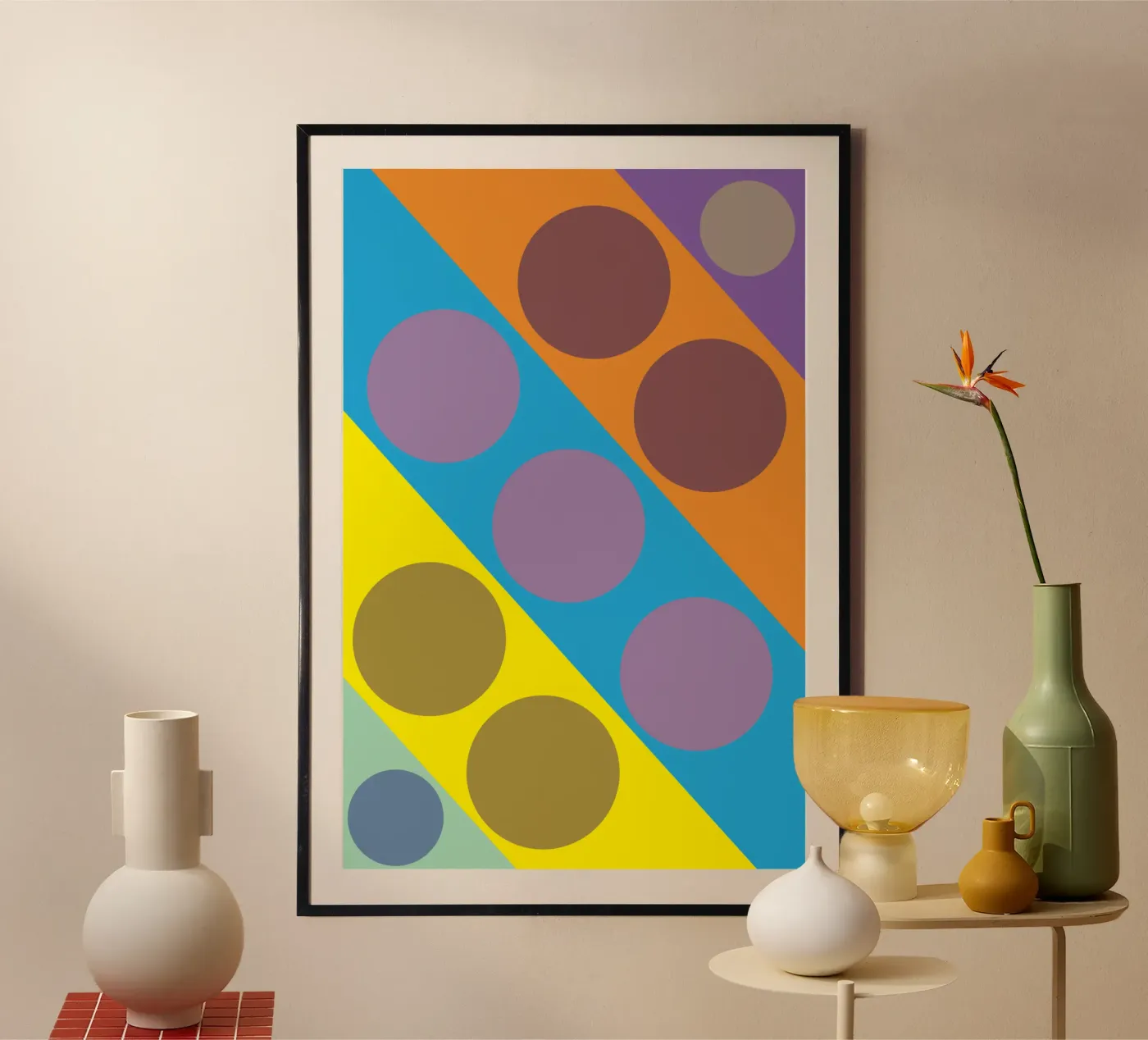 circle zigzag poster by boeboe