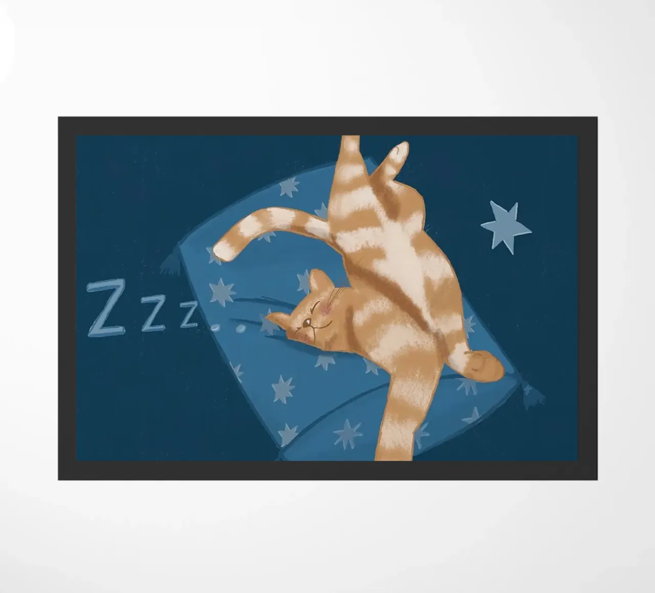 Gatto che dorme zerbino da Tory