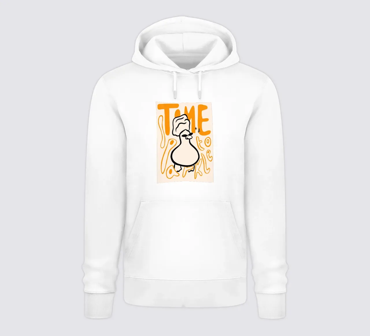 Illustrazione dell'anatra Time to Sparkle felpa con cappuccio da Tory