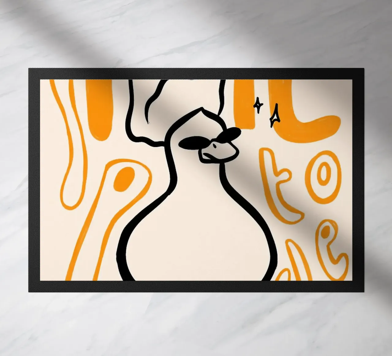 Illustrazione dell'anatra Time to Sparkle zerbino da Tory