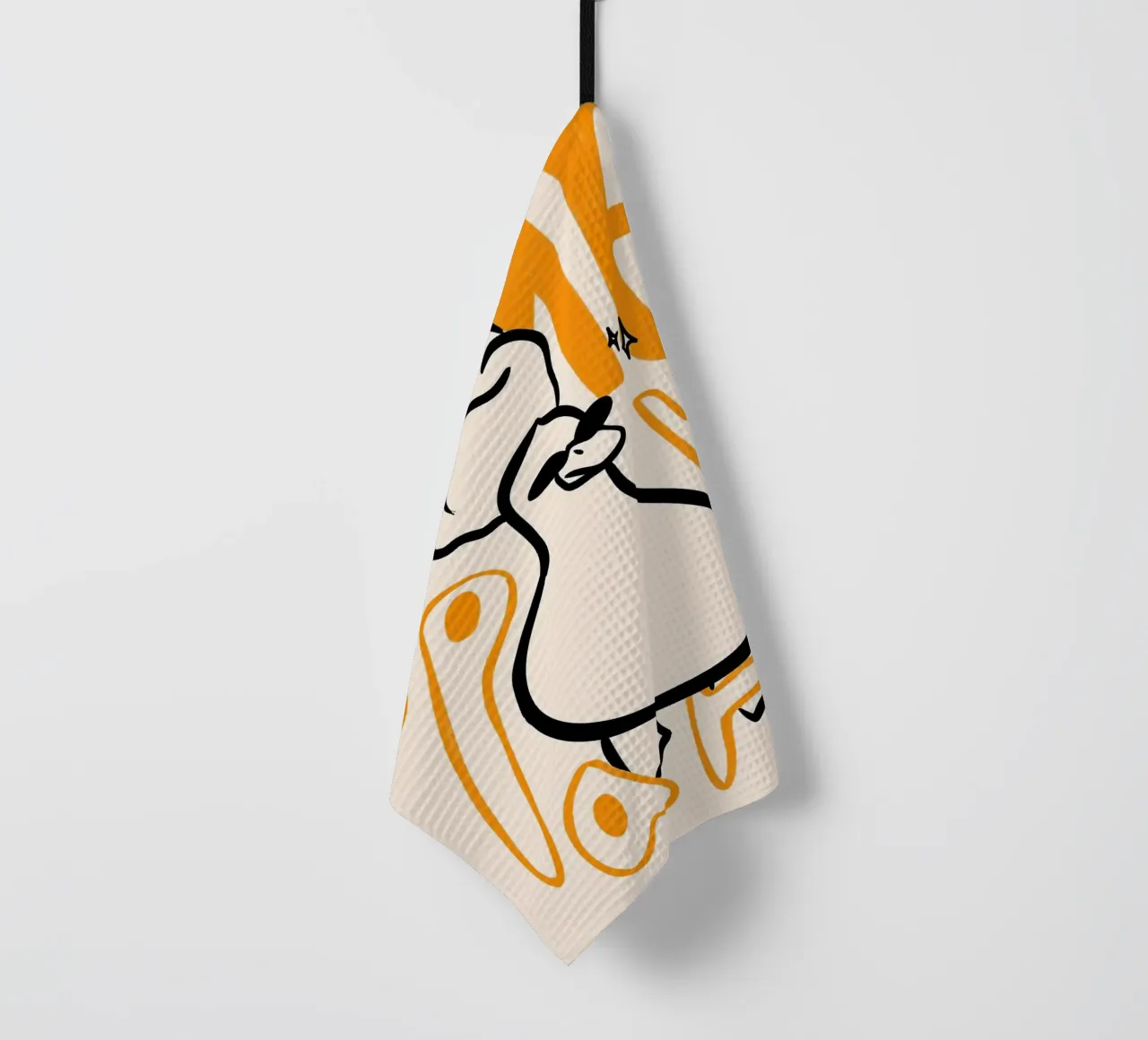 Illustrazione dell'anatra Time to Sparkle canovaccio da cucina da Tory