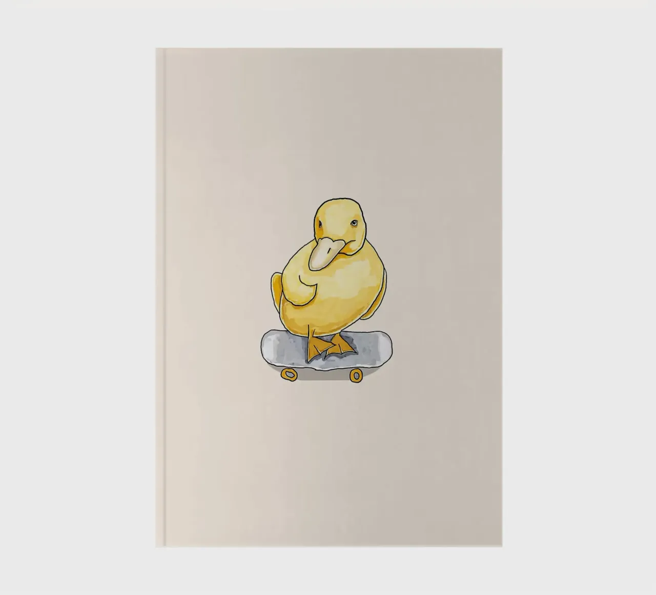 skate duck notebook by Tory