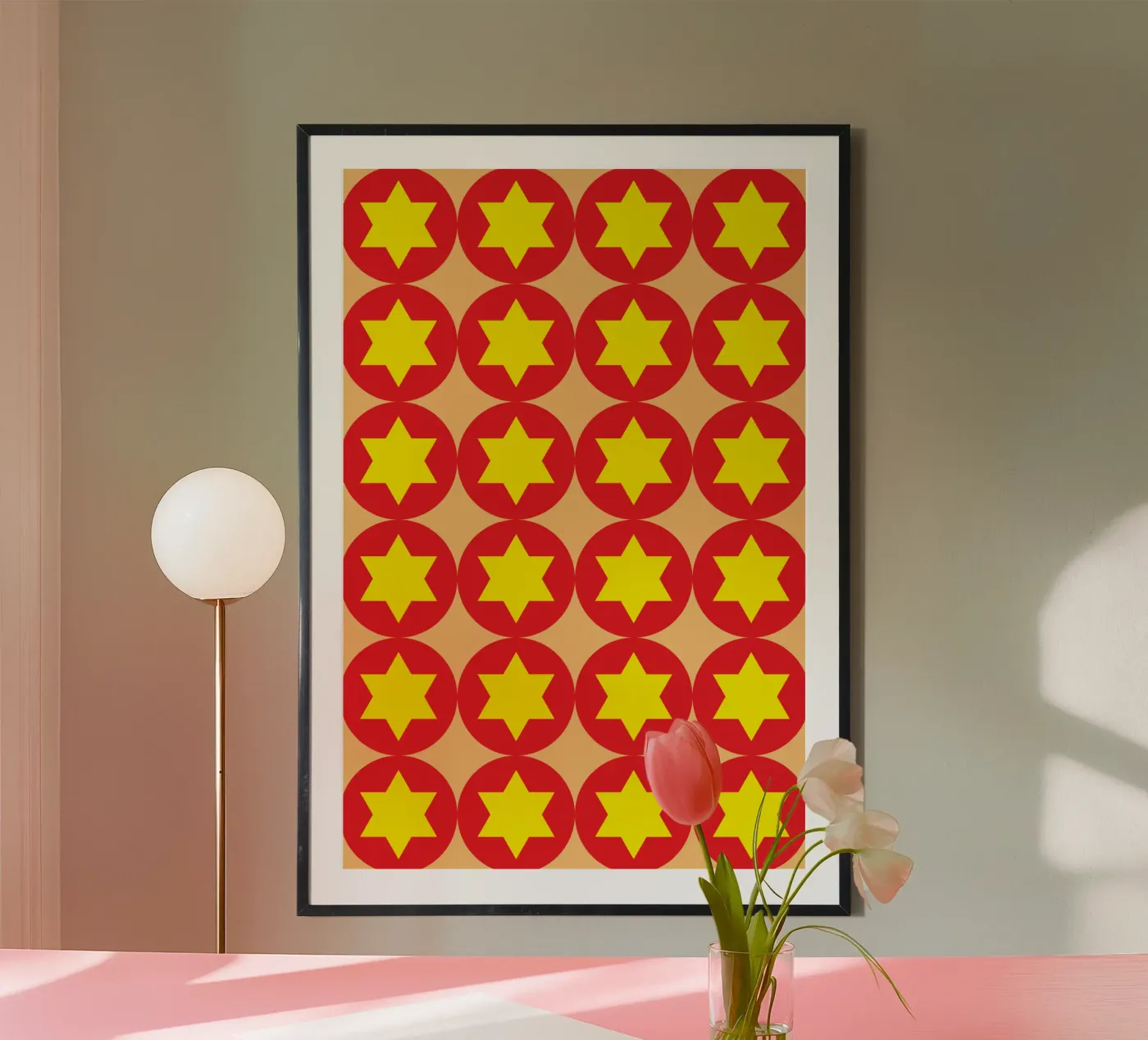 circle hexagon poster by boeboe