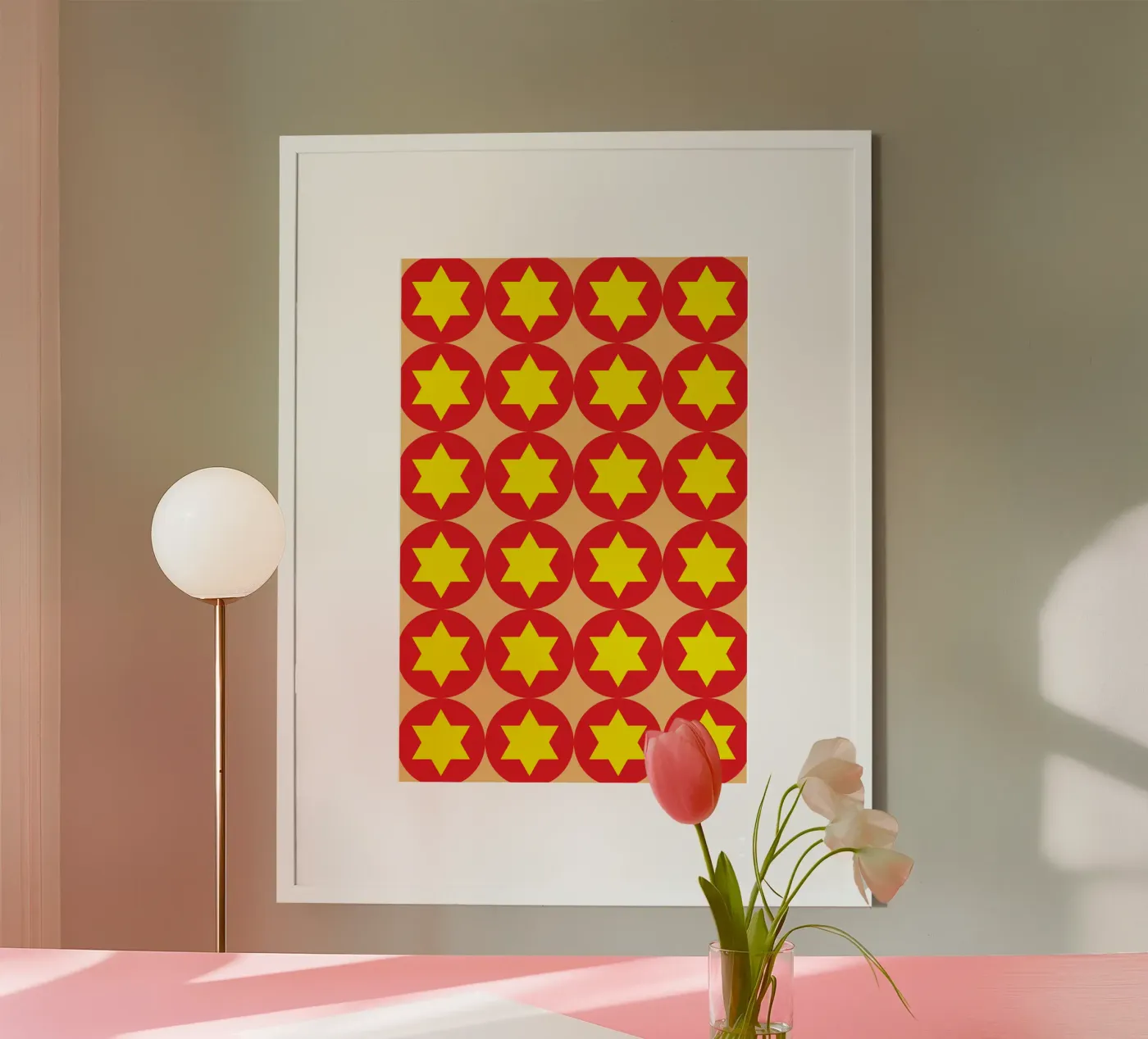 circle hexagon poster by boeboe