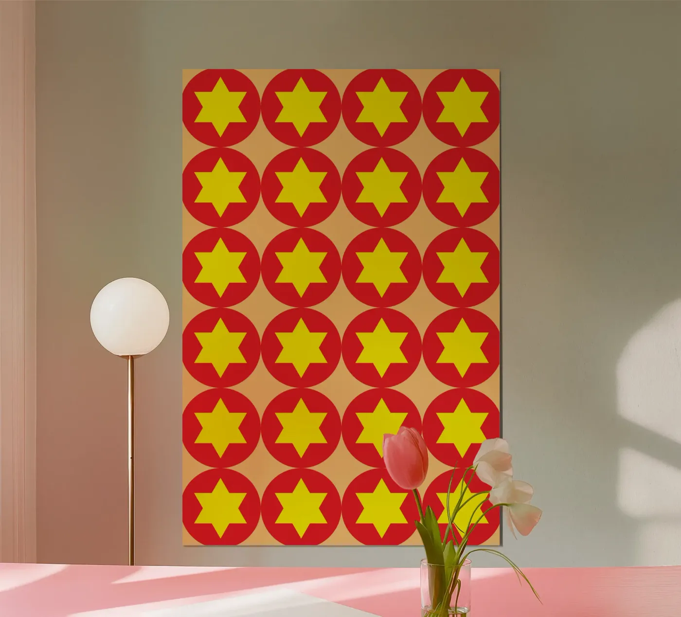 circle hexagon poster by boeboe