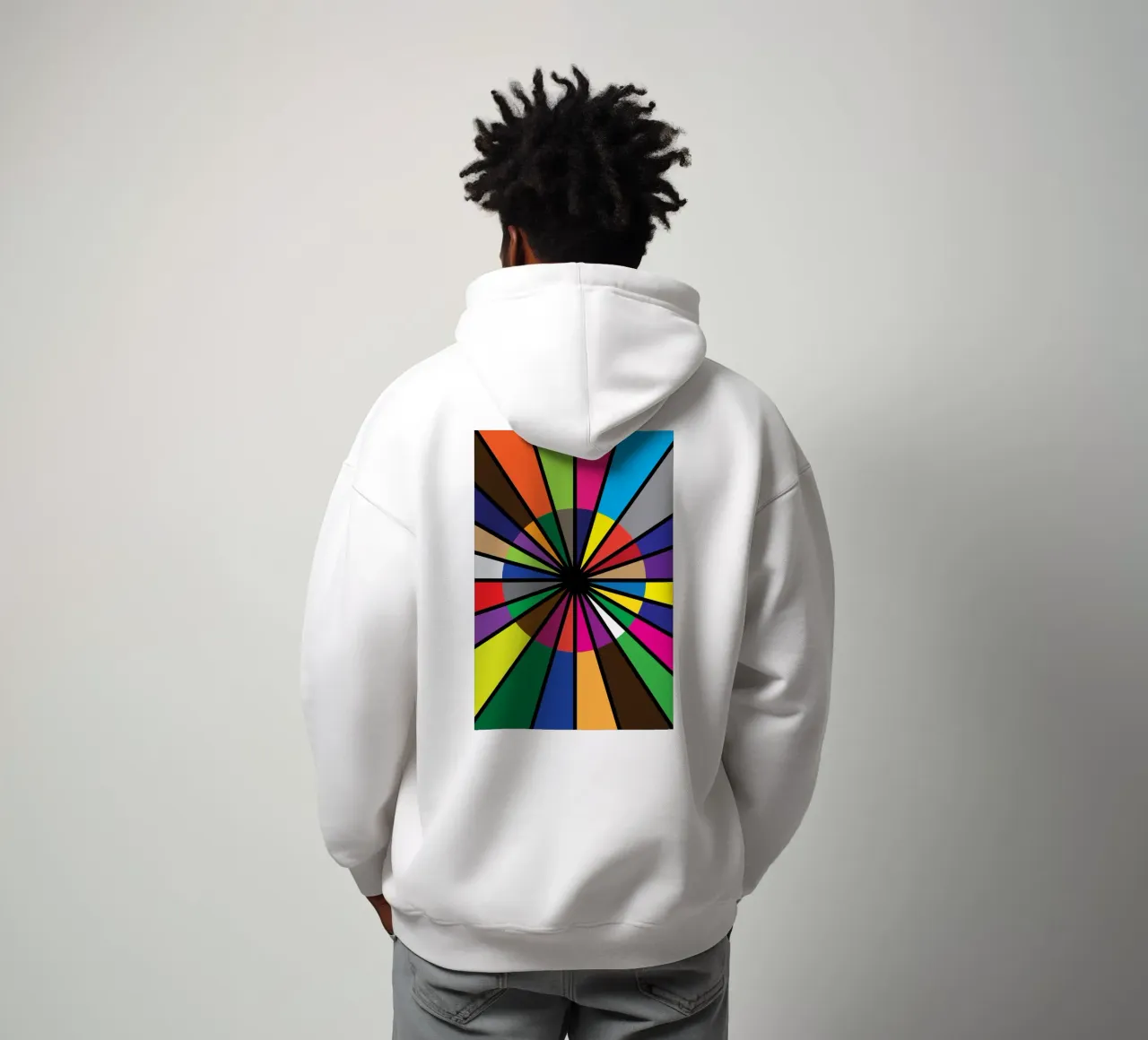 pallette di colori per il puzzle felpa con cappuccio da boeboe