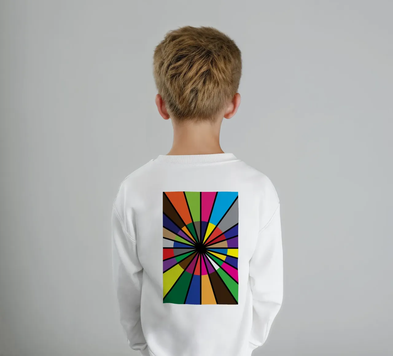 pallette di colori per il puzzle felpa bambino da boeboe