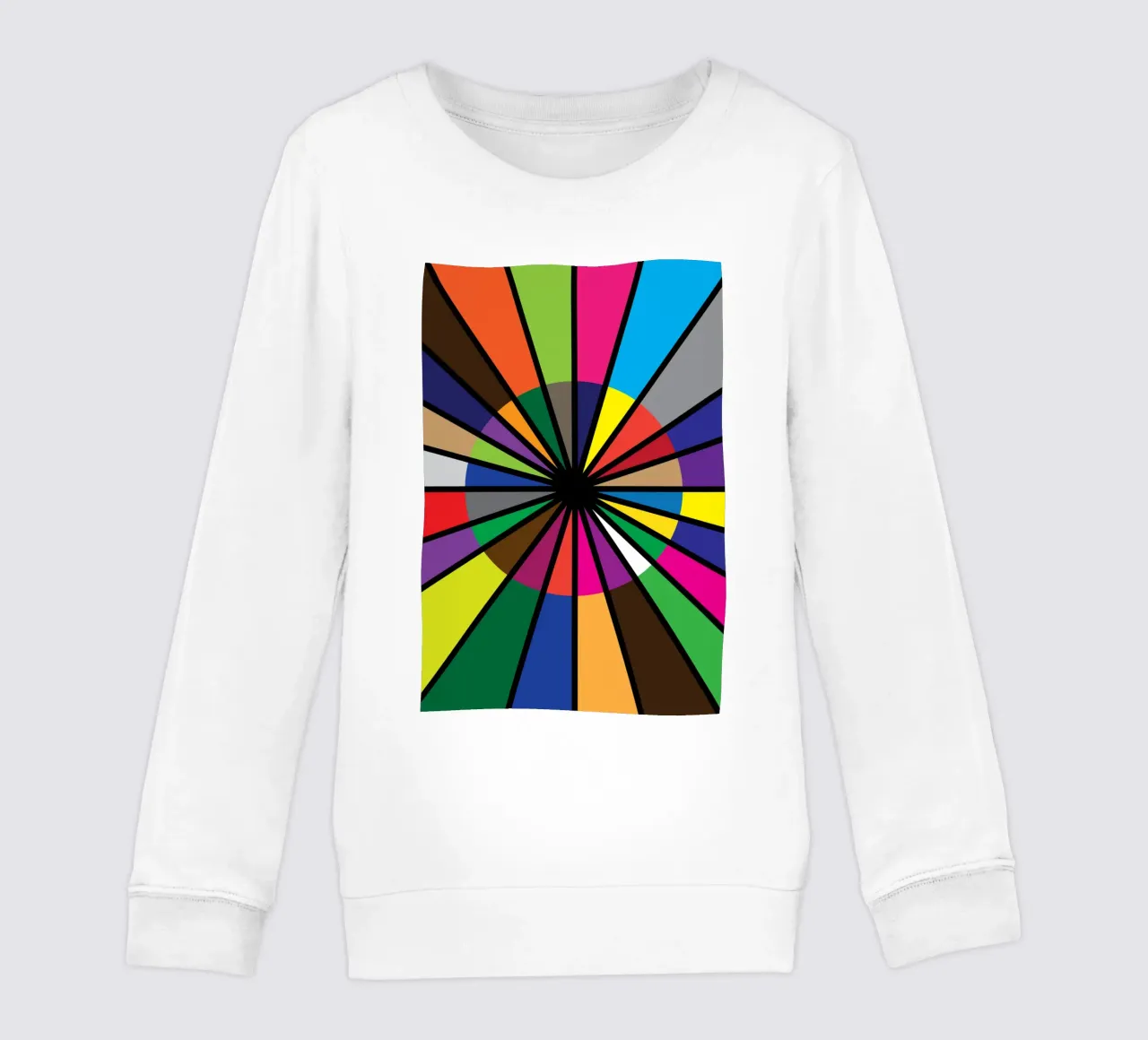 pallette di colori per il puzzle felpa bambino da boeboe