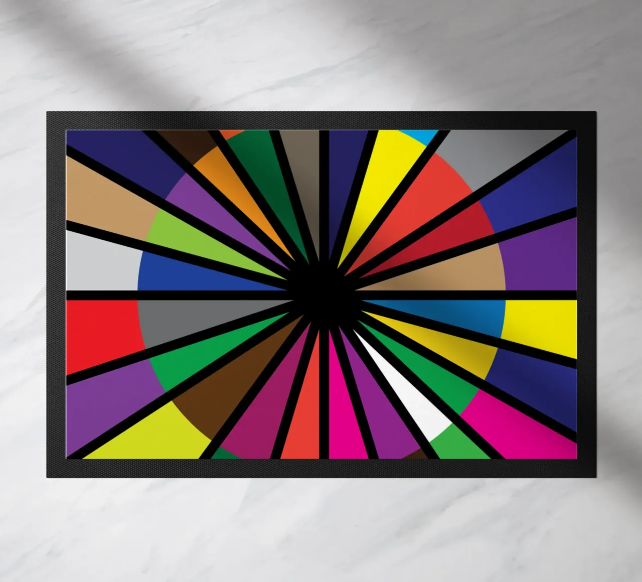 puzzle círculo de color paleta felpudo de boeboe