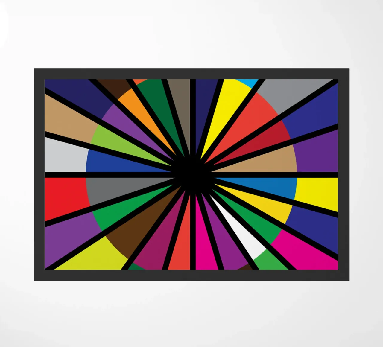 puzzle círculo de color paleta felpudo de boeboe