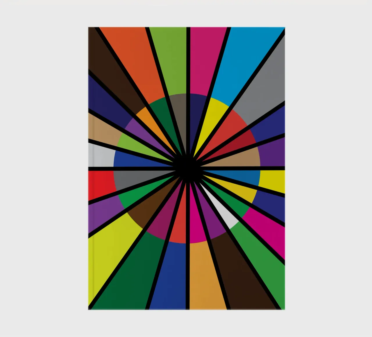 puzzle color circle pallette notebook by boeboe