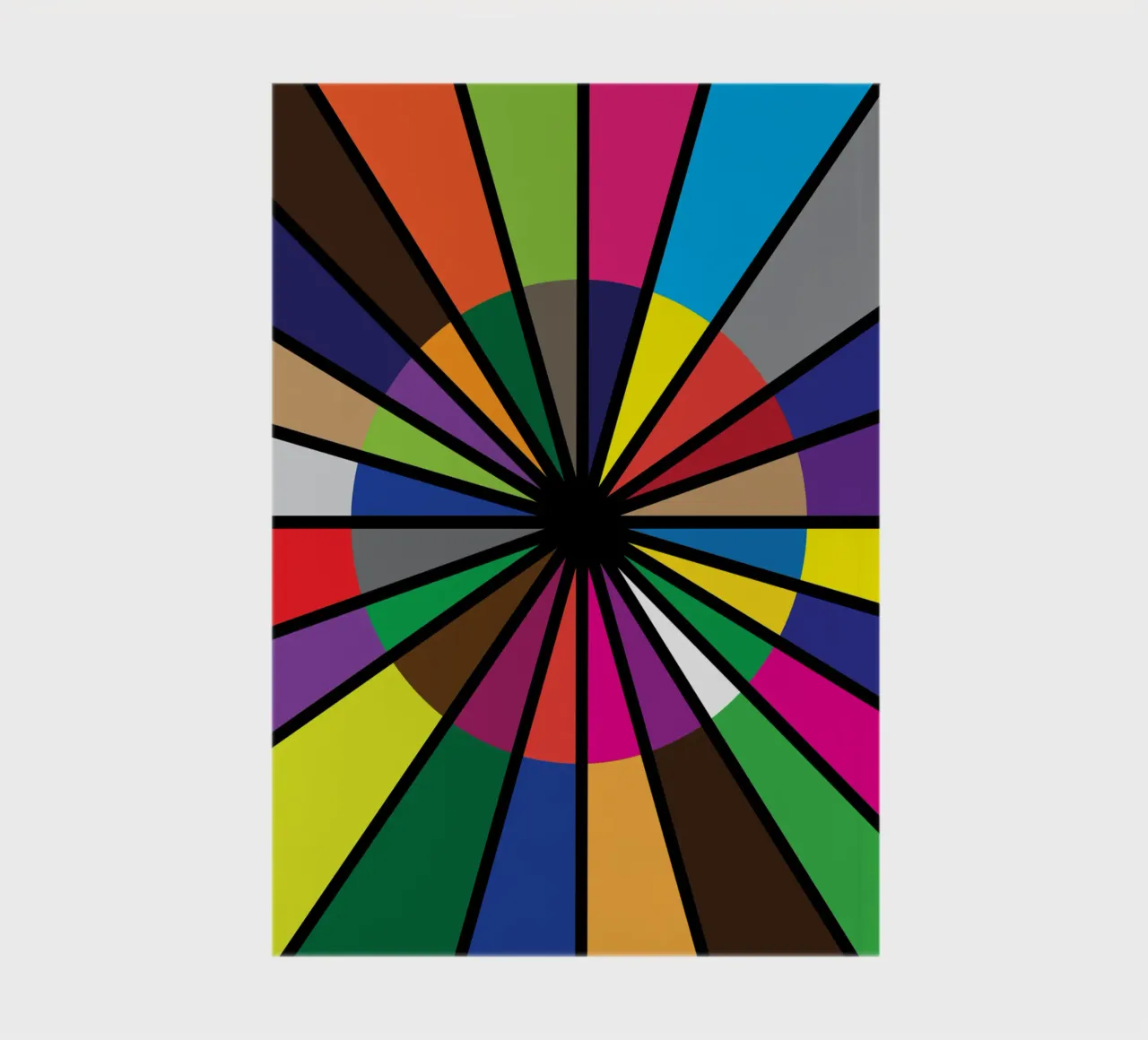 puzzle color circle pallette notebook by boeboe